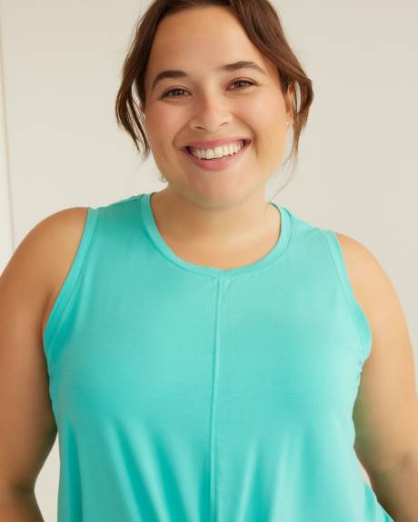 Responsible, Sleeveless Twisted Knit Top - Active Zone
