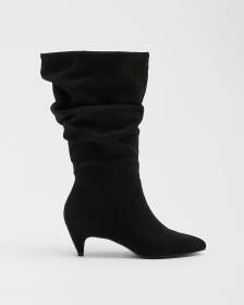 Bottes souples avec talon bobine, pied très large