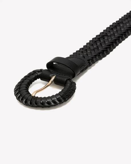 Black Braided Belt