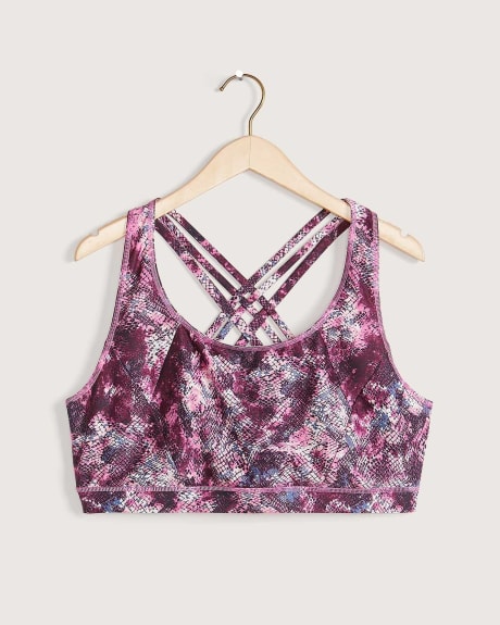 Responsible Crop Top With Multi-Strap Back - Active Zone