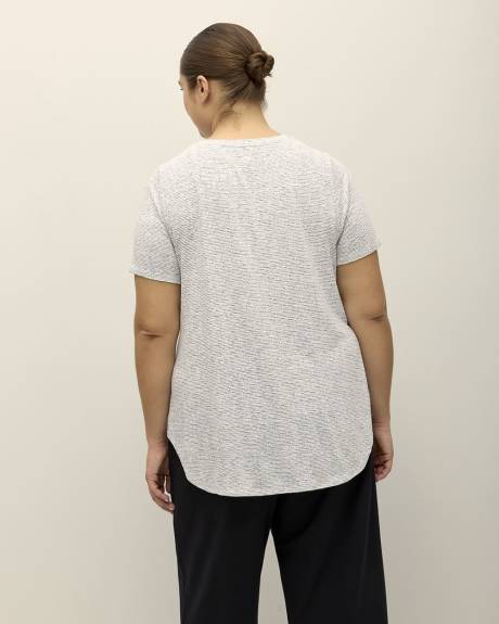 Textured Short-Sleeve Tee - Active Zone