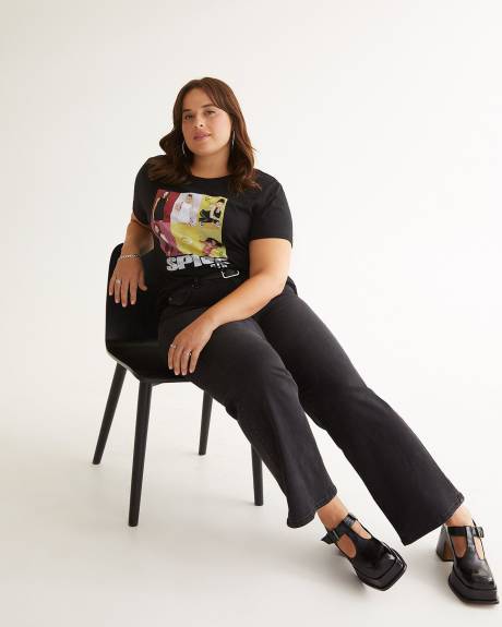 Crewneck Tee with Spice Girls Print - PENN. Essentials