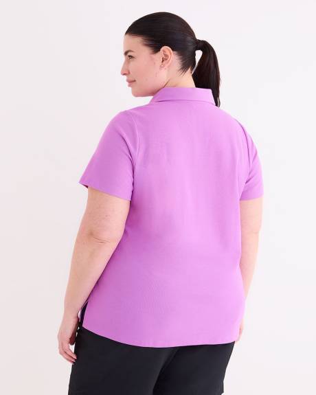 Short Sleeve Polo Top - Active Zone