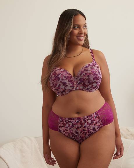 Mesh Underwire Contour T-Shirt Bra - Déesse Collection