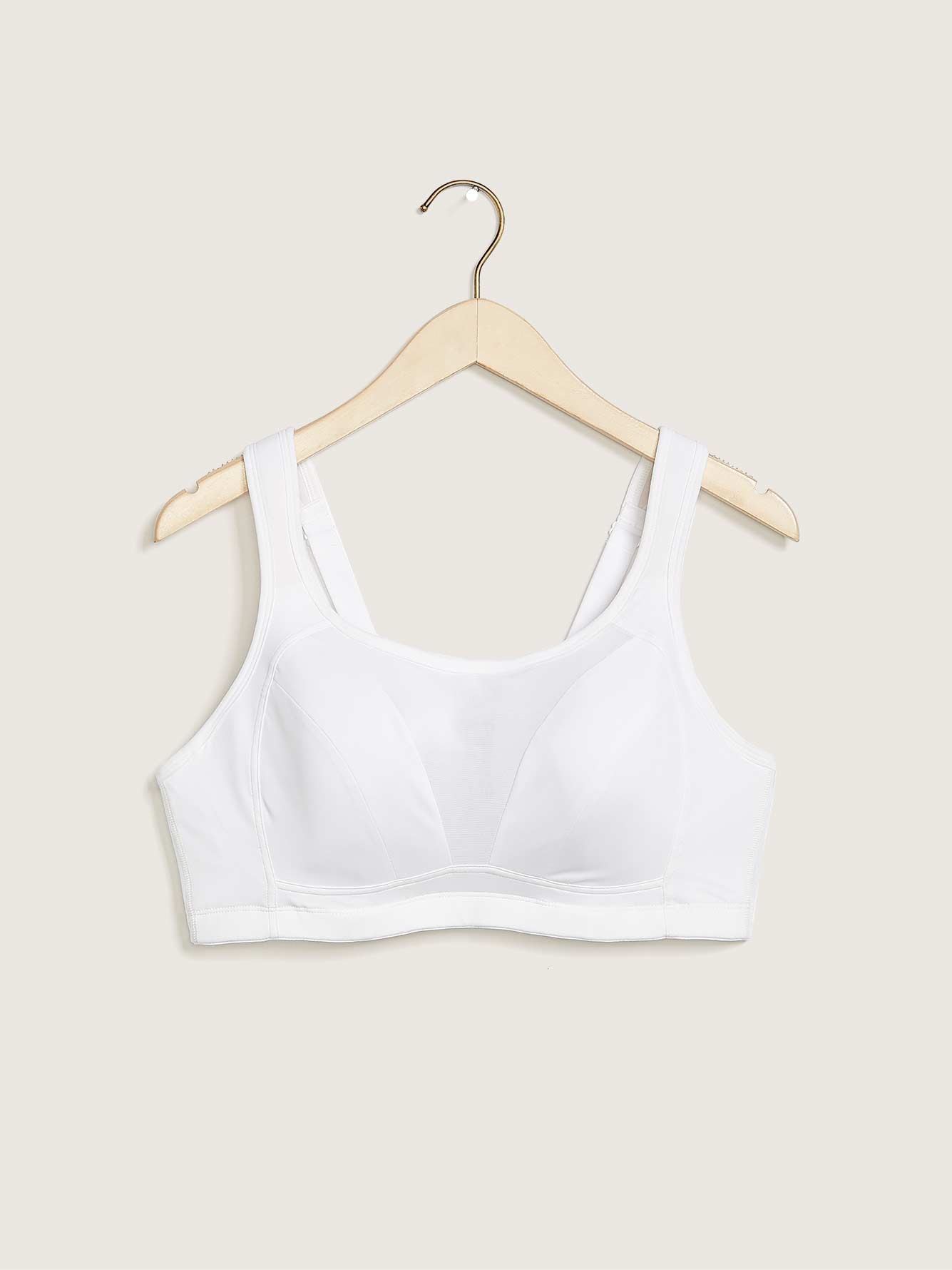 Sports Bra With Front Mesh Insert - ActiveZone