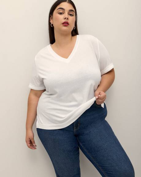 Responsible, Boyfriend-Fit Tee - PENN. Essentials