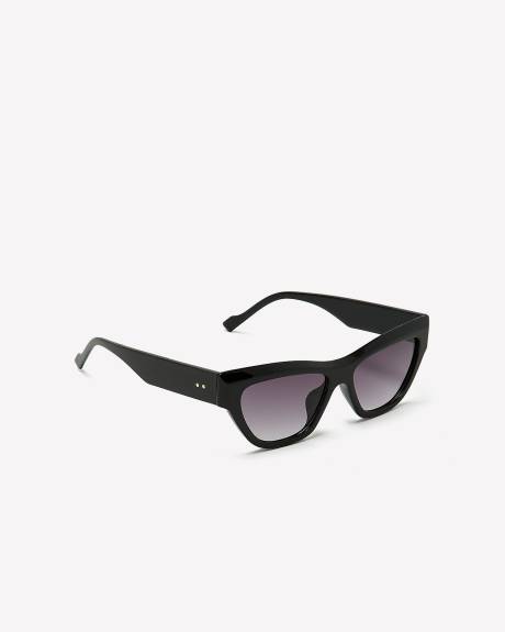 Lunettes de soleil rétro à verres fumés dégradés