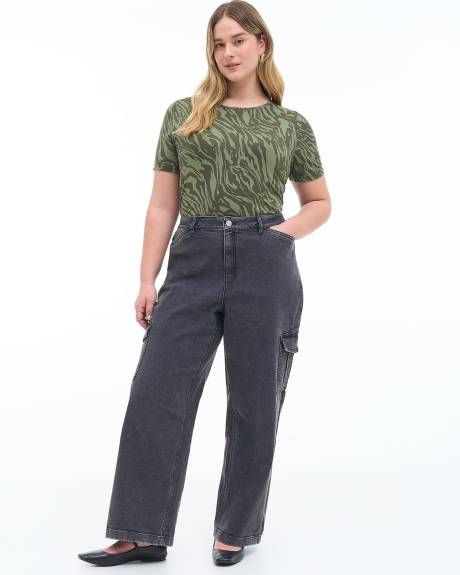 Responsible, Modern-Fit Printed Tee - Addition Elle - PENN. Essentials
