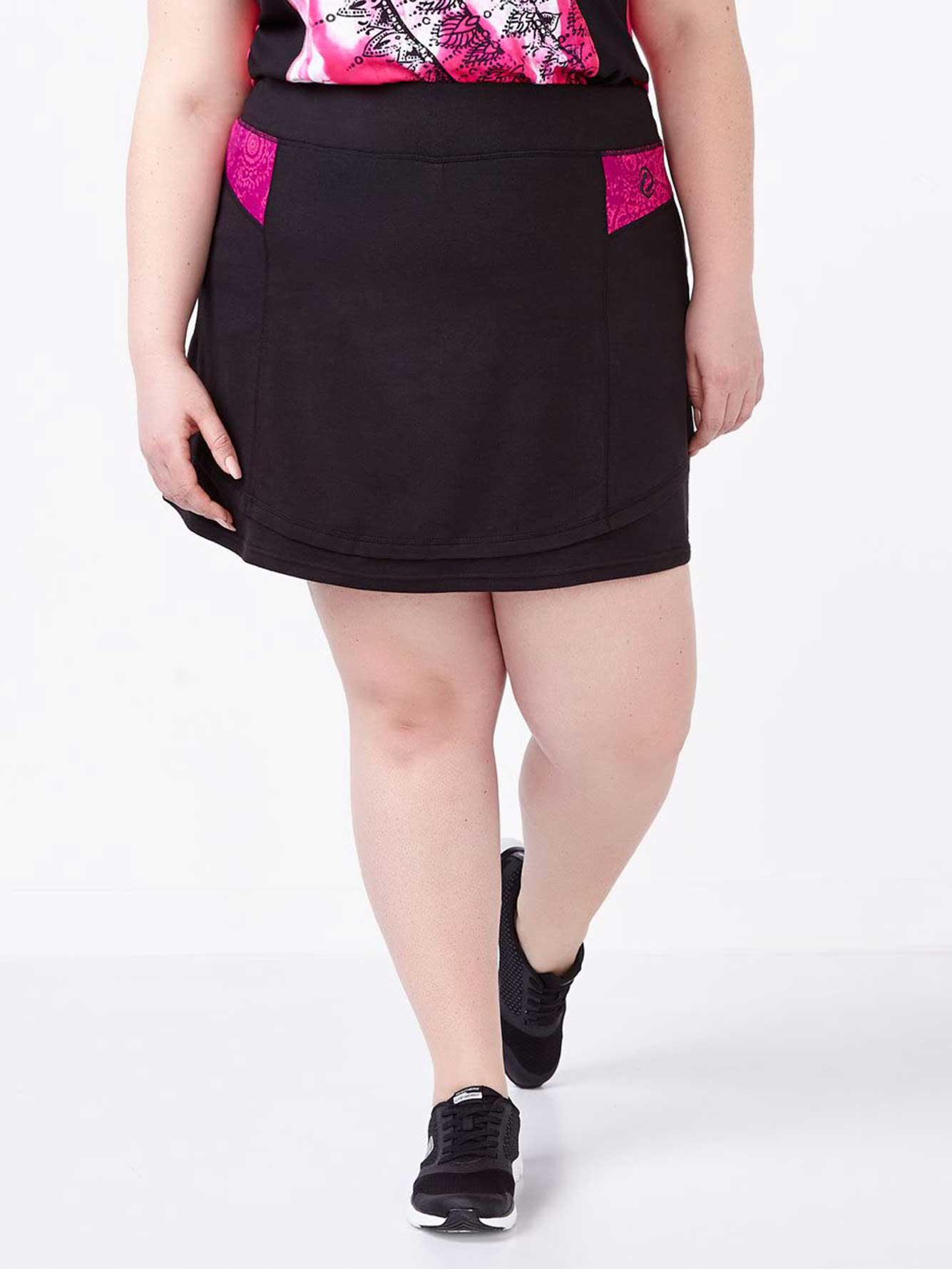 essentials plus size printed skort penningtons skort plus size