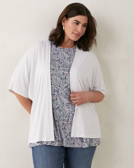 Responsible, Open Knit Cardigan Dolman Sleeve - In Every Story