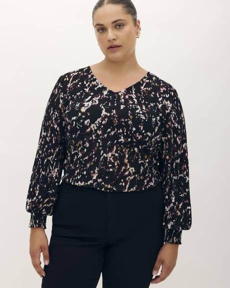 Haut avec manches longues bouffantes - Addition Elle