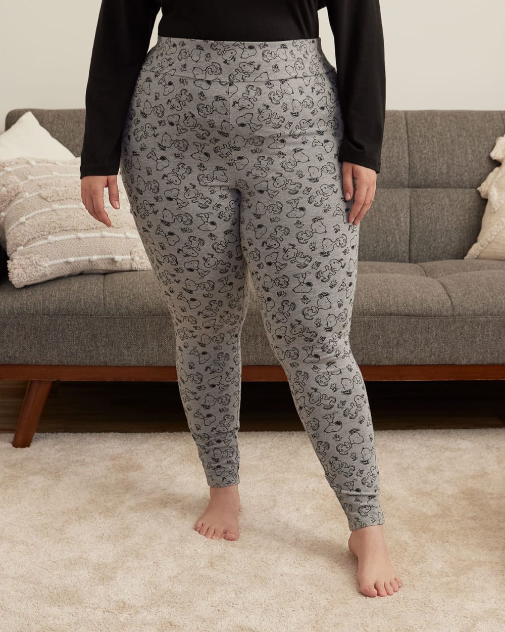 Snoopy Print Pyjama Legging - ti Voglio