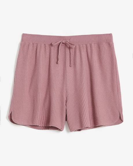 Waffle Knit Boxer with Front Tie - ti Voglio
