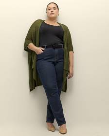 Open Stitch Knit Cape