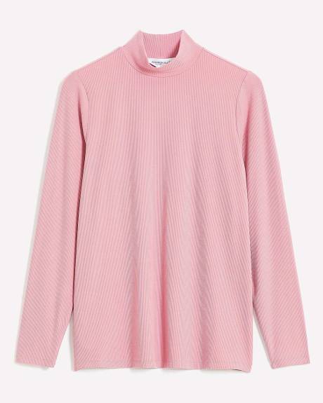 Mockneck Ribbed Tee - Addition Elle - PENN. Essentials