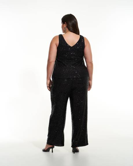 Camisole en tricot à paillettes - Addition Elle