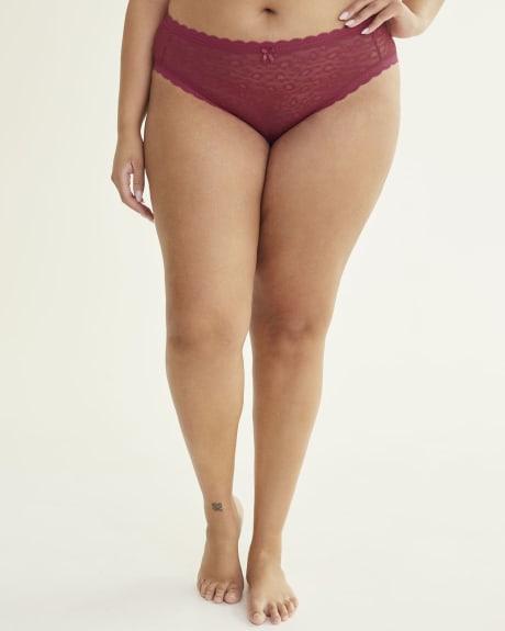 High-Cut Lace Brief - Déesse Collection