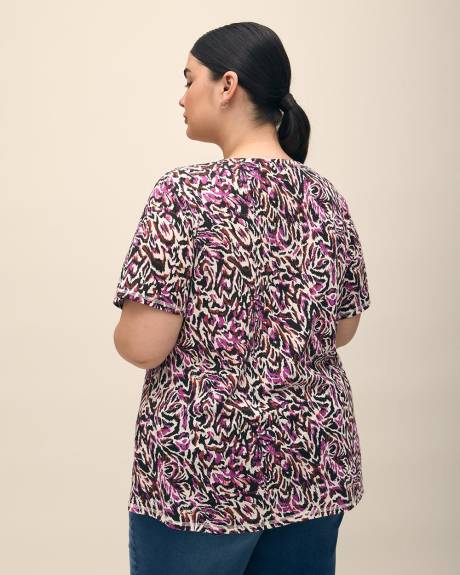 Curvy-Fit Short-Sleeve Crew-Neck Tee