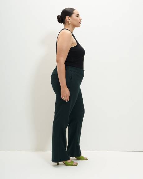 Green Flared-Leg Pant - Addition Elle