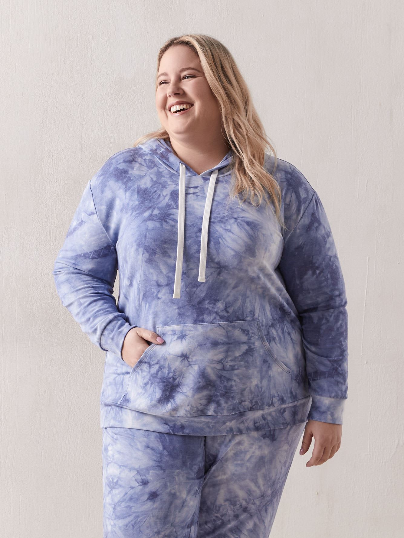 navy tie dye sweatsuit