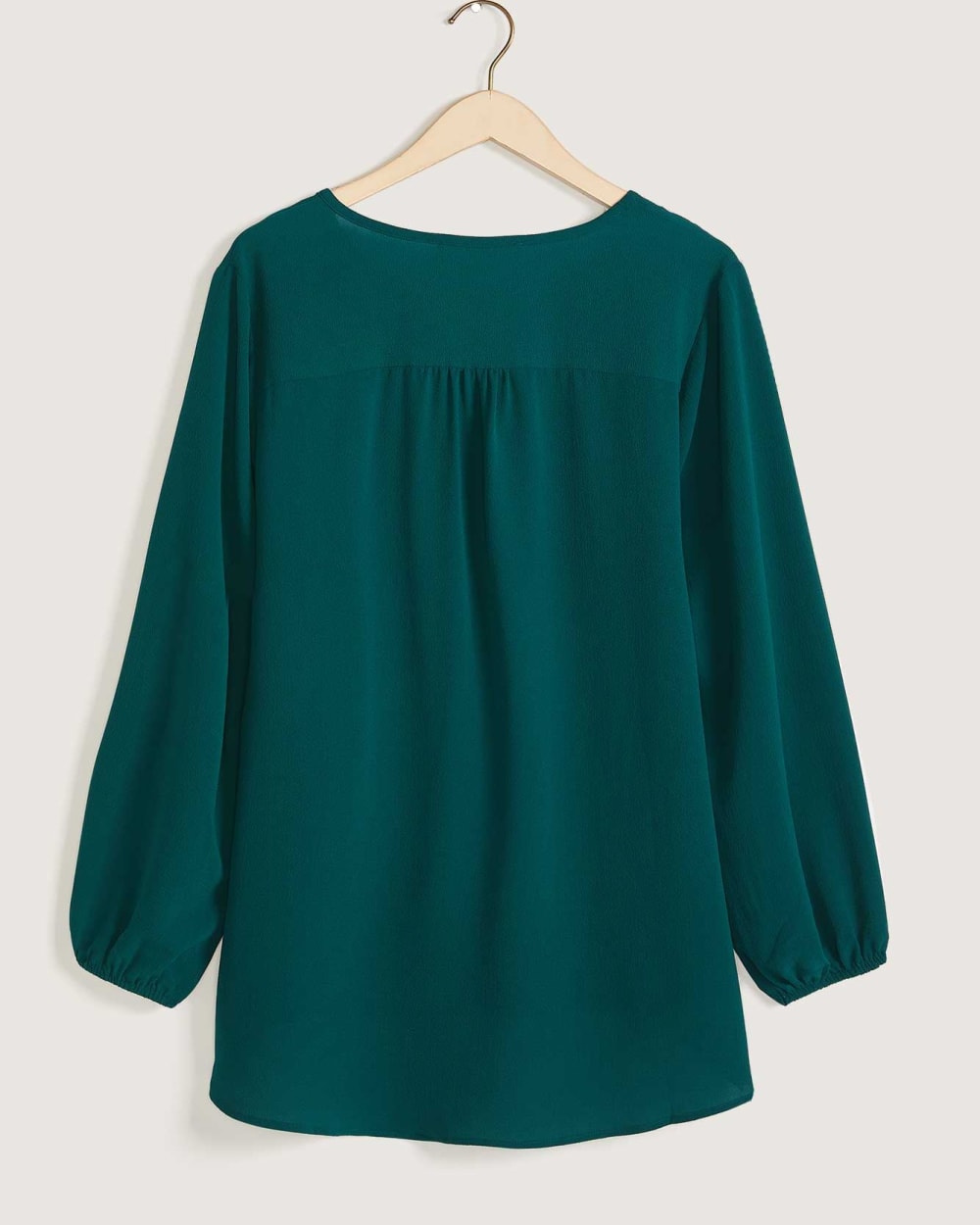 Petite, Tunic Blouse With Yoke Detail - In Every Story