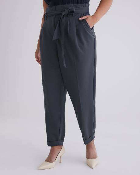 Paper Bag Tapered Pants