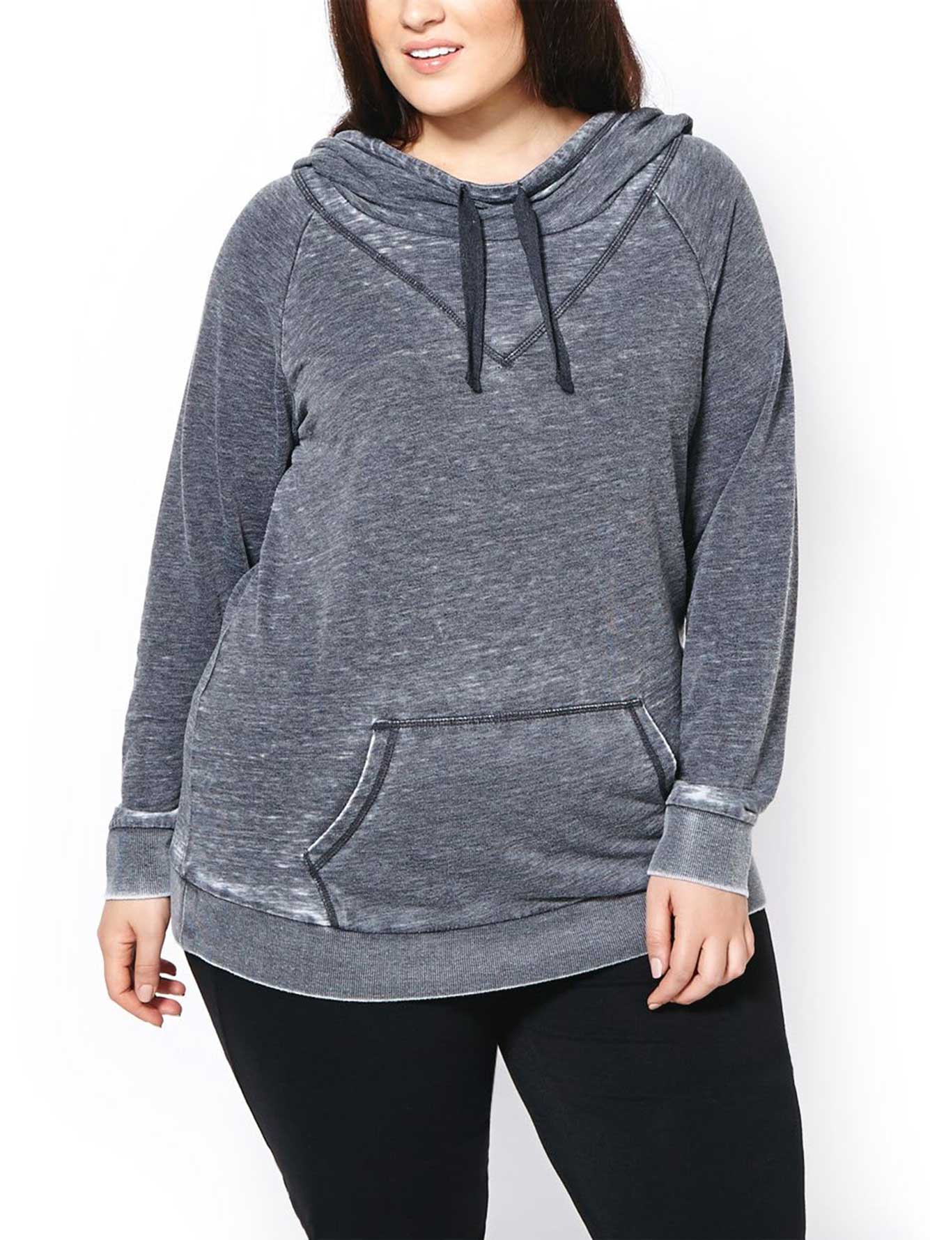 Athleisure PlusSize Hooded Pullover Penningtons