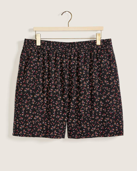 Responsible Pull-On Printed Challis Shorts - In Every Story