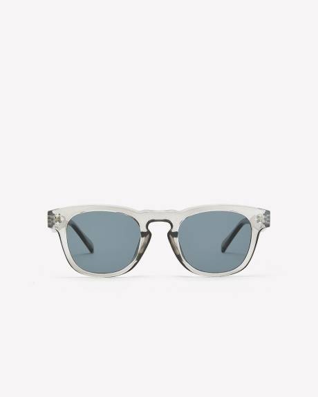 Transparent Plastic Sunglasses