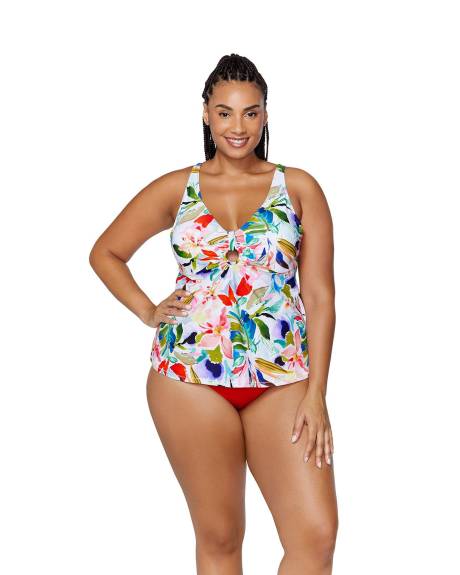 YWDJ Plus Size Swimsuit for Women 2 Piece Tankini Plus Size High