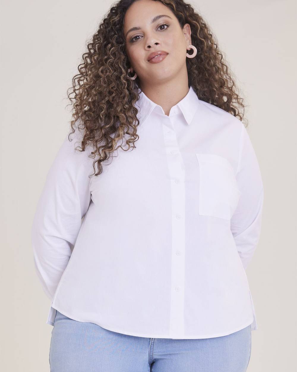 dri fit long sleeve button down shirt