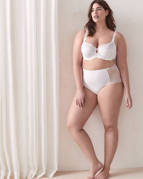 Unlined Lace Bra - Déesse Collection