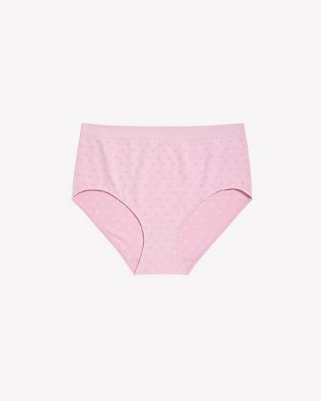 Culotte classique sans coutures &agrave; imprim&eacute; de coeurs - ti Voglio