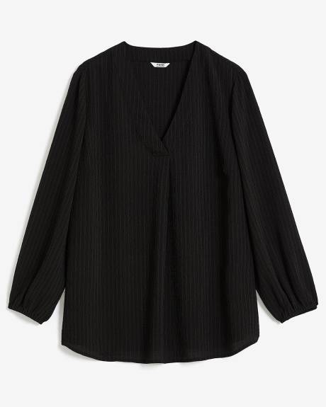 Blouse tunique avec manches ballons