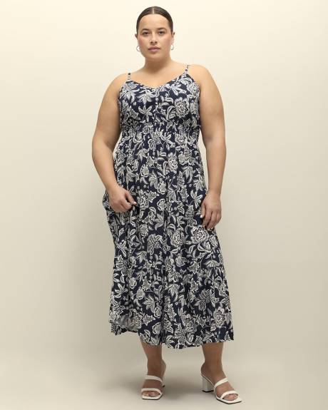 Responsible, Printed Sleeveless Maxi Dress