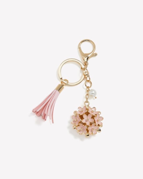 Porte-clés avec fleur