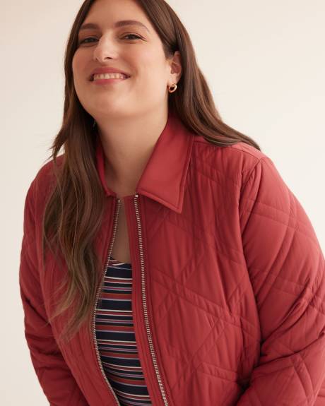 Responsible, Quilted High-Low Jacket