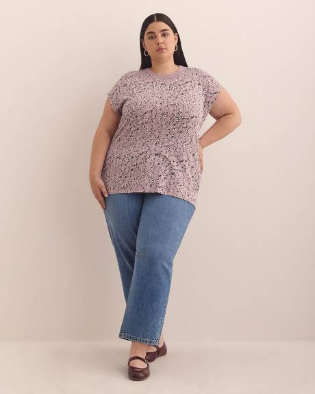 Extended-Sleeve Crew Neck T-Shirt - PENN. Essentials