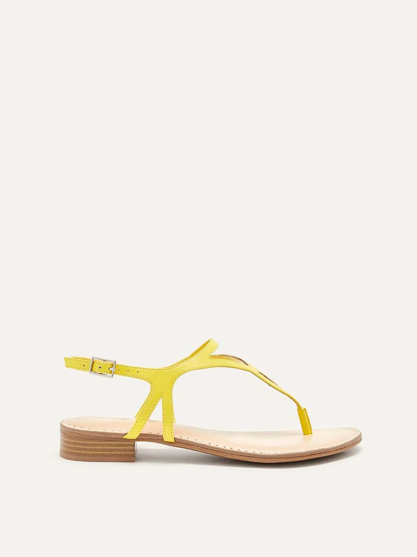 yellow wide width sandals