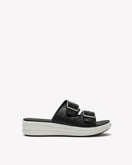 Sandales Drift à doubles boucles, pied large - Clarks