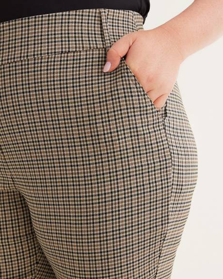 Plaid Skinny-Leg Savvy Pant - PENN. Essentials
