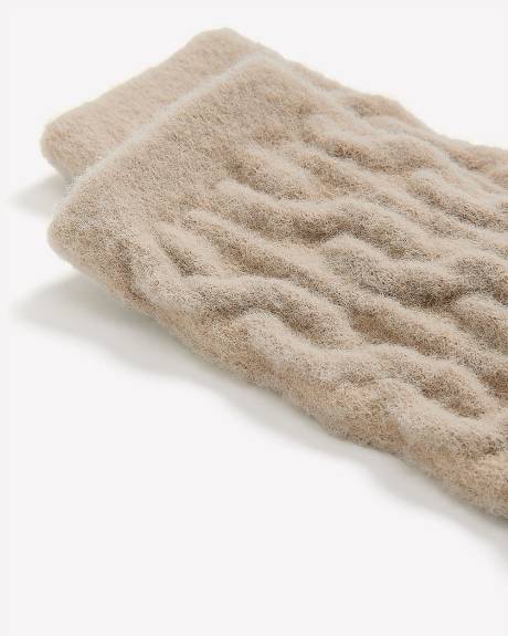 Chaussettes à mailles torsadées