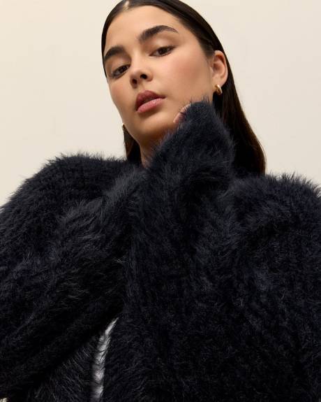 Hairy Open Cardigan