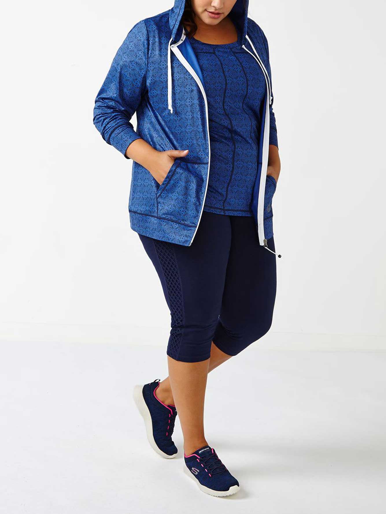 Essentials PlusSize Zip Up Hoodie Penningtons