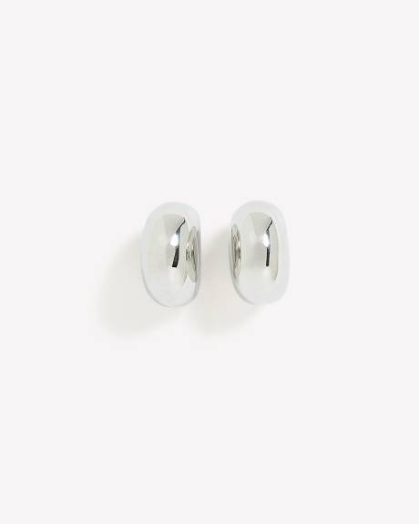 Puffy Teardrop Earring