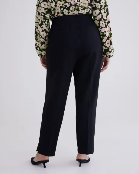 Essential High-Waisted Nautical Pant with Tapered-Leg