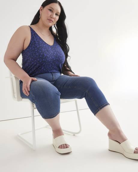Cotton Blend Sleeveless Relaxed-Fit Cami
