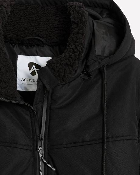 Manteau d'hiver matelassé, tissu responsable - Active Zone
