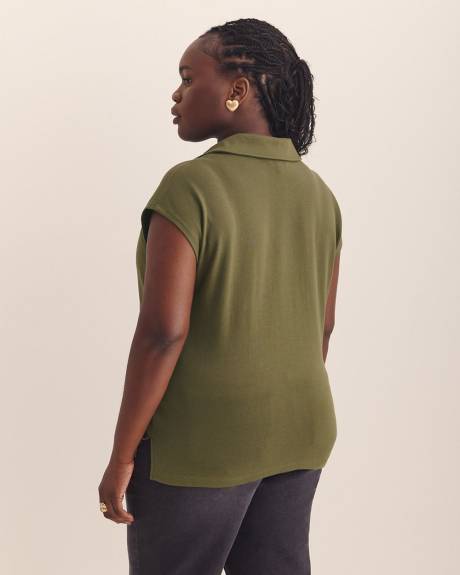 Extended Sleeves Polo - Addition Elle
