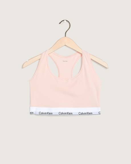 Unlined Cotton Bralette - Calvin Klein